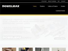 Tablet Screenshot of dowelmax.com